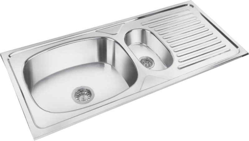 Single Bowl with Drain Board